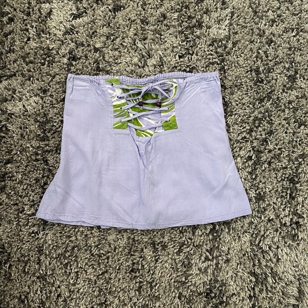 🧉 Ribbed Back Strapless Top